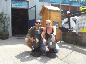 Jetzt testen und leihen: Bonex-Scooter bei den Austrian Divers