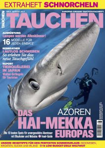 Die aktuelle Tauchen Magazin 08 2017.