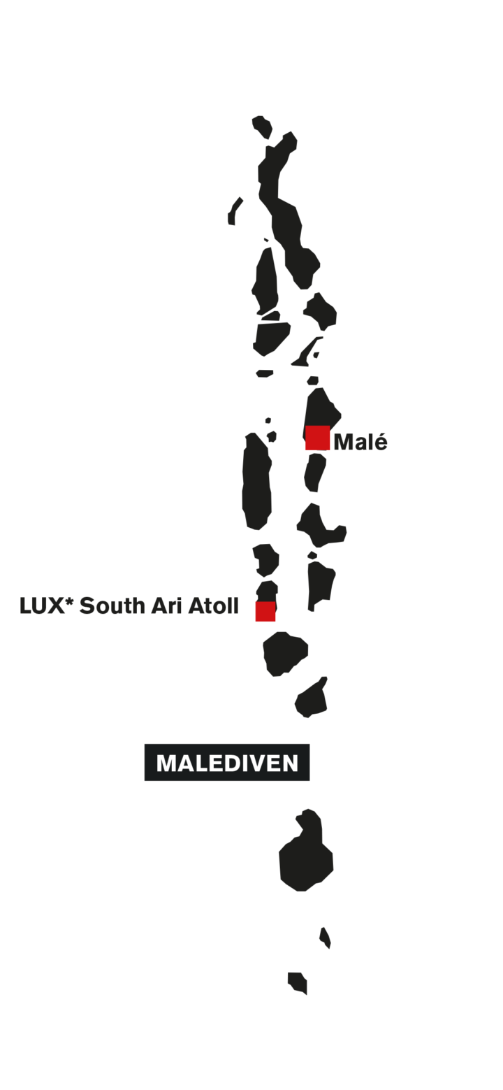 Karte LUX South Ari Atoll